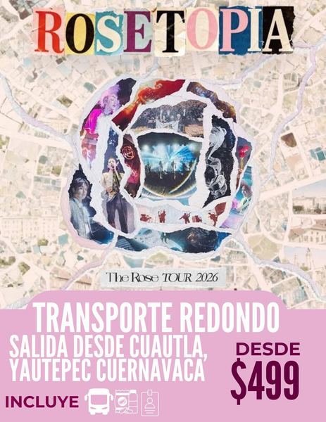 Promoción Rosetopía transporte redondo