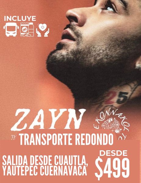 Promoción Zayn transporte redondo