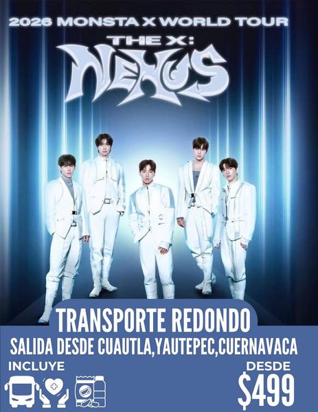 Promoción Monsta X transporte redondo