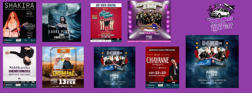 Tours a conciertos y festivales con Tours LiliFest